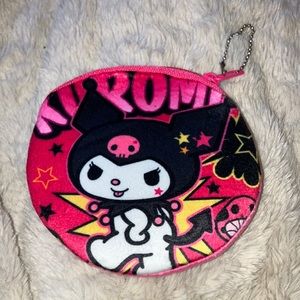 New NWOT KUROMI PLUSHIE Coin Pouch w Keu Fob